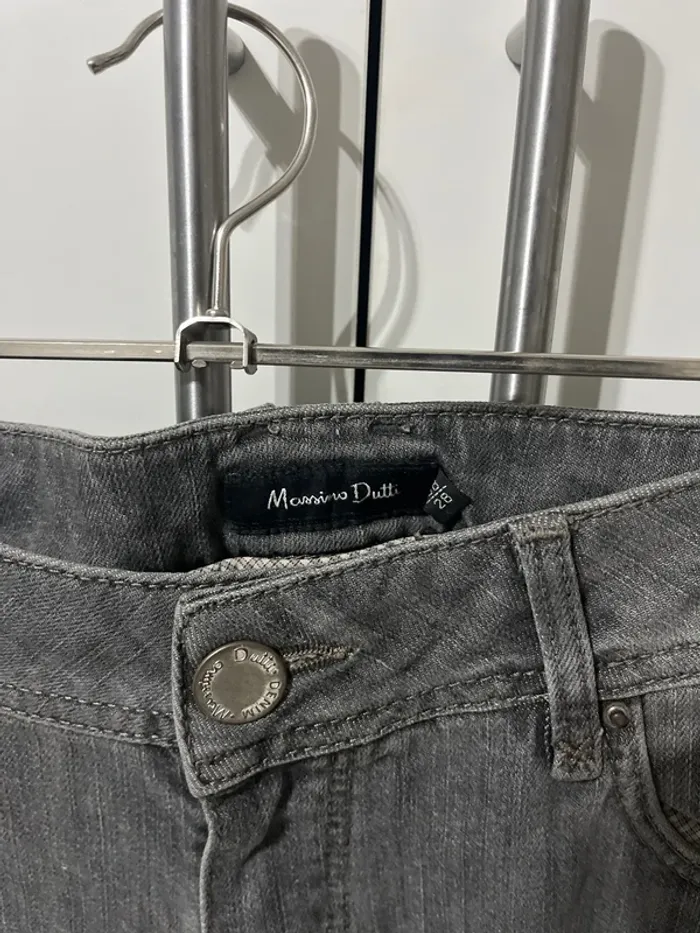 Jean Massimo Dutti gris skinny - photo numéro 2