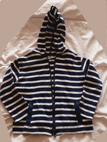 Veste zippée à capuche enfant 3-4 ans / Hublot