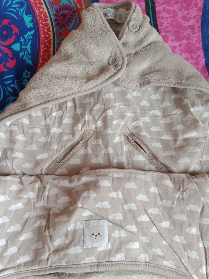 Chancelière, Nid d'ange, couverture 0-6 mois Prémaman grise - photo numéro 5