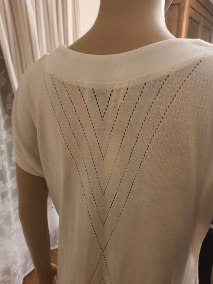Blouse crème Tagore Elene neuf taille L 40 - photo numéro 13