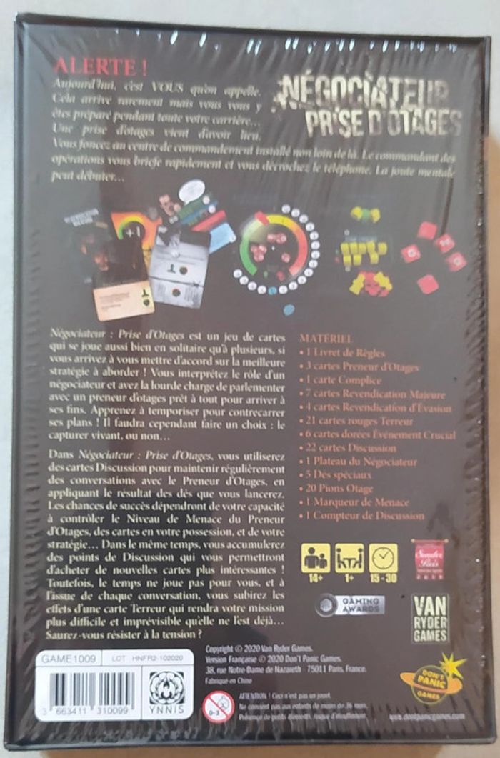 Négociateur : Prise d'otages - Jeu de société sous emballage - photo numéro 2