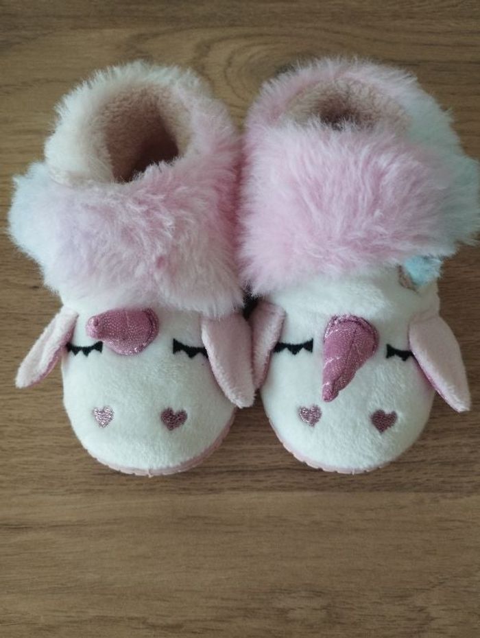 Chaussons licorne