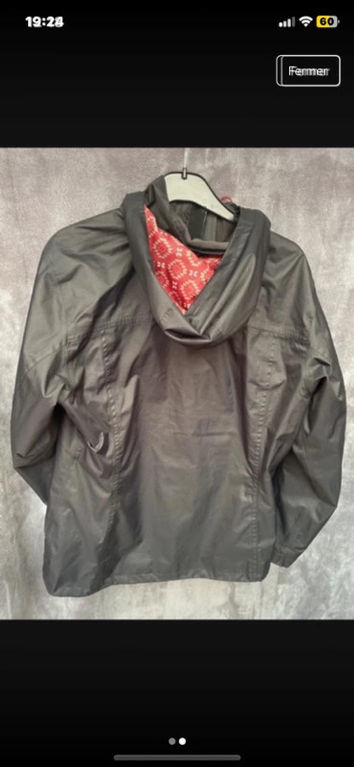 Veste imperméable noir décathlon taille L - photo numéro 2