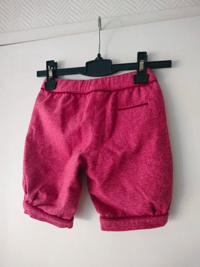 (c) Bermuda fushia Jacadi 12mois - photo numéro 3