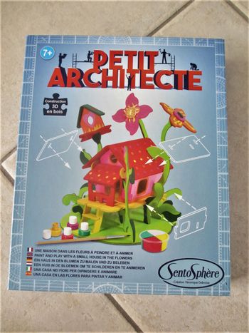 Jeu de construction 3D en bois Petit architecte - Sentosphère