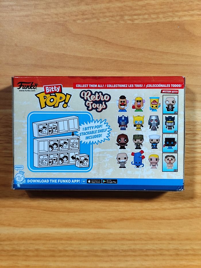 Bitty Pop! Retro Toys - Pack de 4 Figurines (Mr. Monopoly, Barrel Of Monkeys, Stretch Armstrong + Mystery) - photo numéro 7