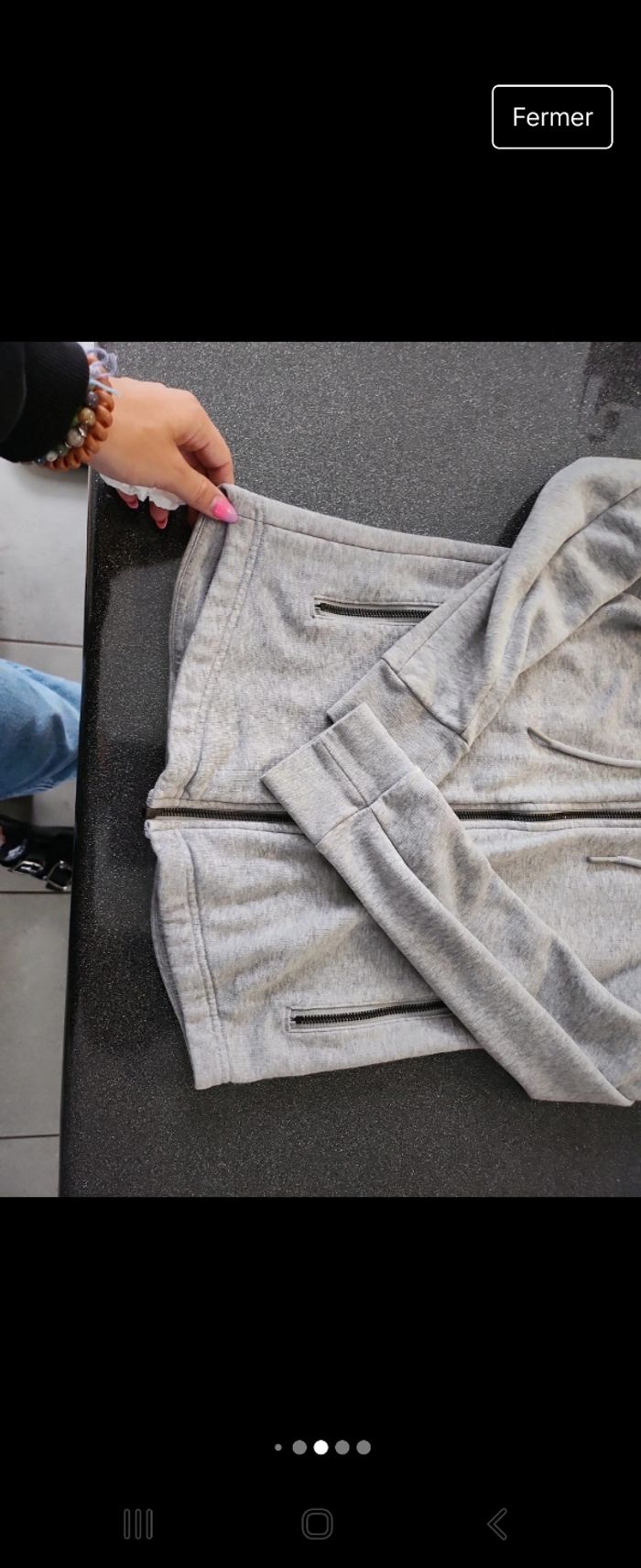 Veste adidas gris - photo numéro 5