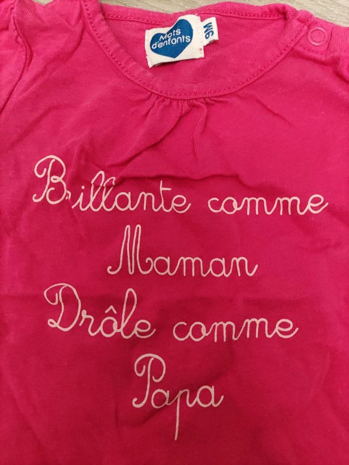 Lot 2 tee shirt 9 mois - photo numéro 4