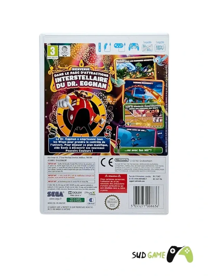 Nintendo Wii # Sonic Colours # - photo numéro 2