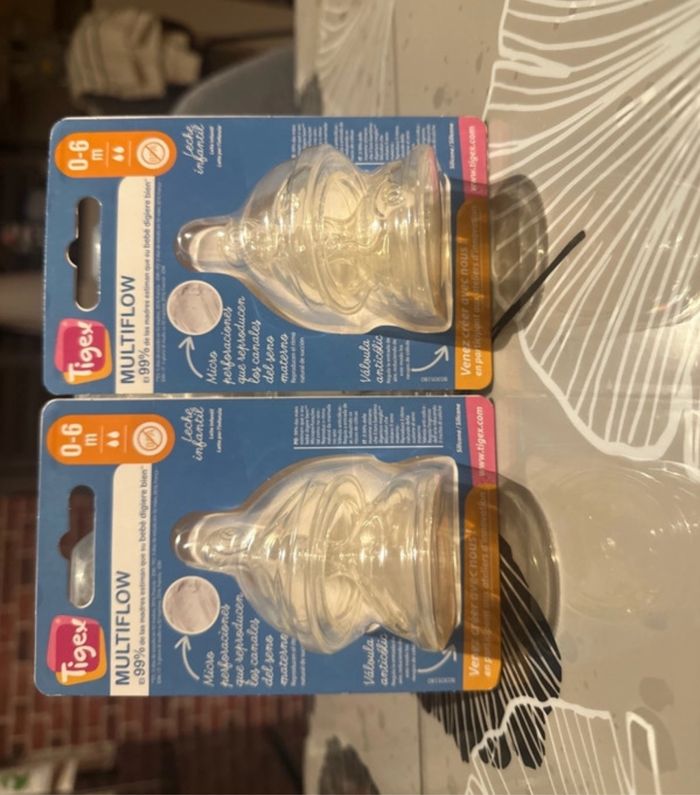 Lot de 5 biberons Tigex + 4 tétines neuves - photo numéro 5