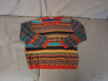 Top court multicolore stefanel  vintage