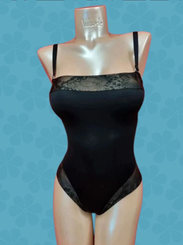 Antigel maillot de bain 1 pièce bustier La rebelle chic Python or * taille 40 * - photo numéro 2