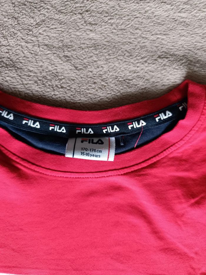 T-shirt color-block Fila taille 15 ans - photo numéro 2