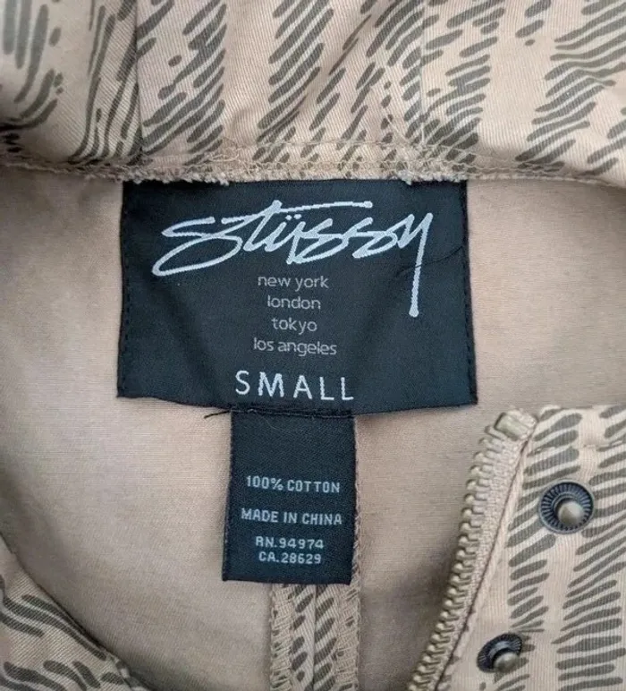 Parka à capuche 100% coton - Stüssy - taille S - photo numéro 5