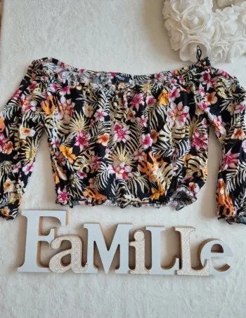 🌺 Magnifique haut à imprimé fleuri - Taille 36 - Liberto 🌺
