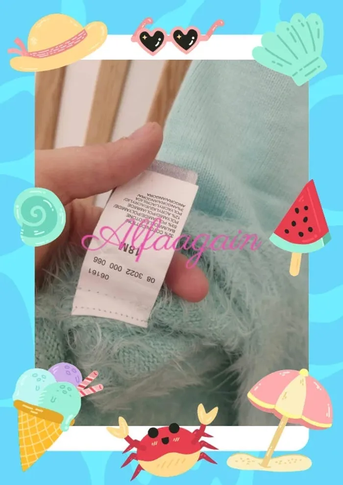 Robe pull bleue kimbaloo neuve 18mois - photo numéro 7