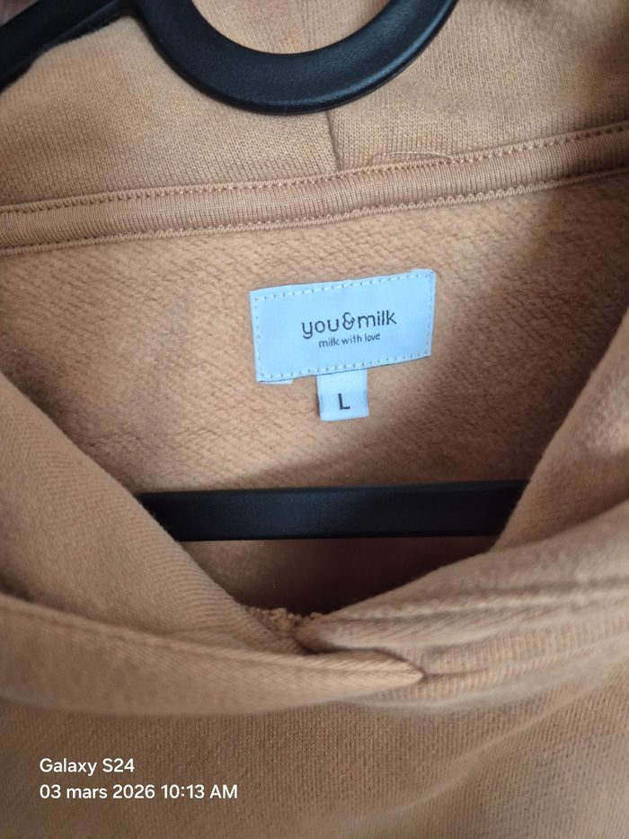 Sweat d'allaitement You&milk taille L - photo numéro 4
