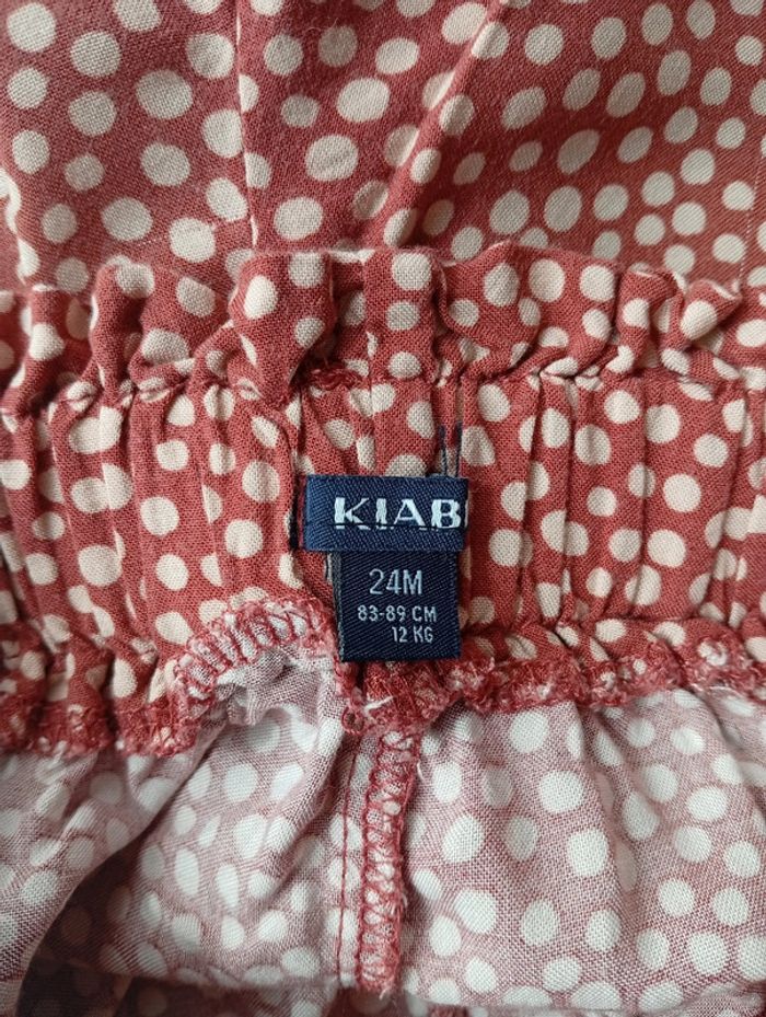 Short fluide vieux rose Kiabi taille 24 mois - photo numéro 3