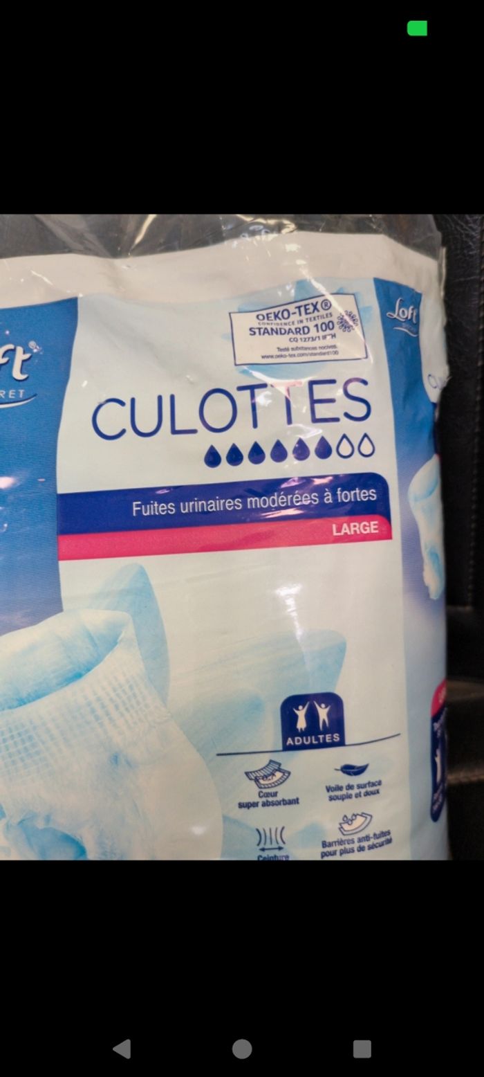 Culottes larges pour fuites urinaires - photo numéro 2