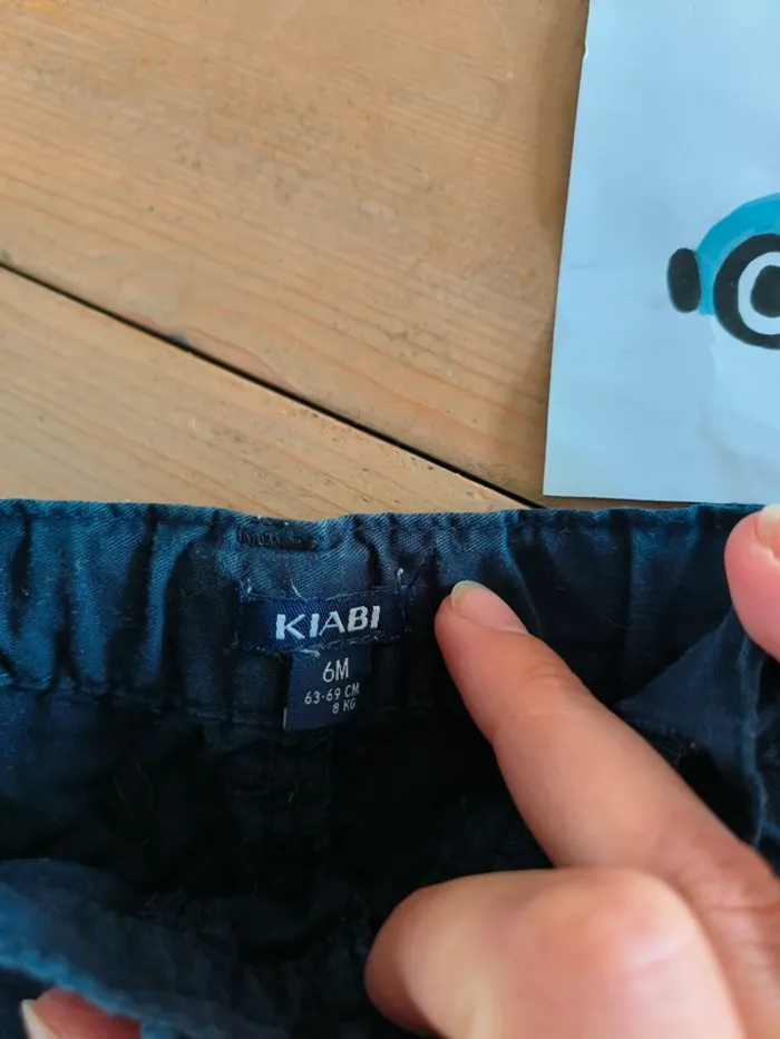 Lot de 4 pantalons chinos bébé garçon 6 mois - Gémo & Kiabi - photo numéro 9