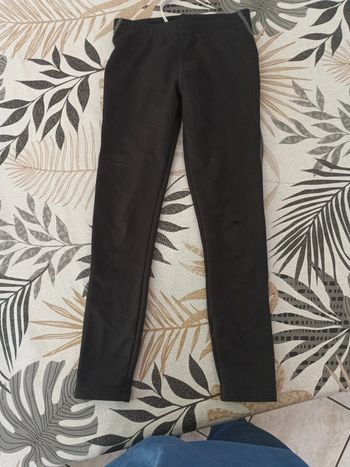 Pantalon thermique sport noir 8ans Decathlon