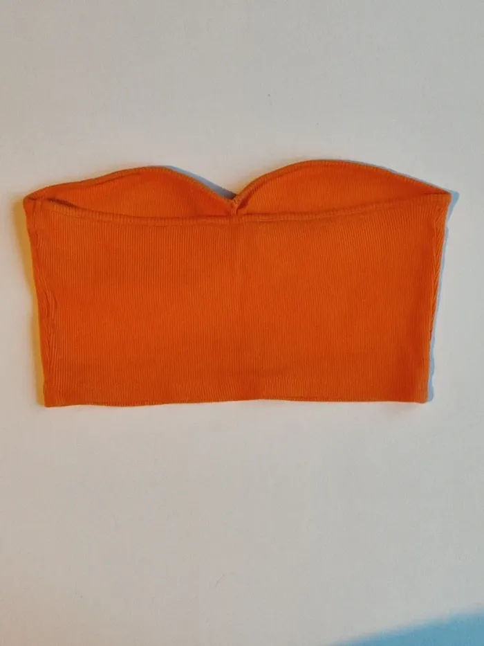 Crop top orange Jennyfer - photo numéro 4