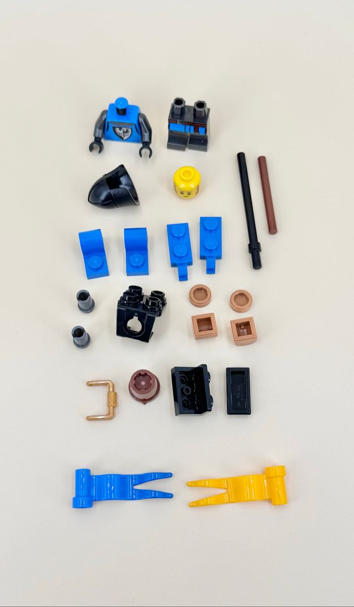 Lego Figurines Castle : soldat Black Falcon, visage à double expression, porteur de charge lourde - NEUF - photo numéro 6