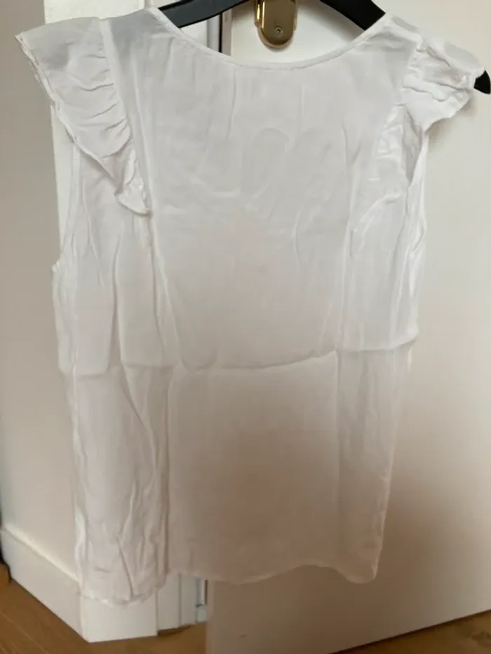 Blouse manches courtes détails volantés Promod taille 42 - photo numéro 6