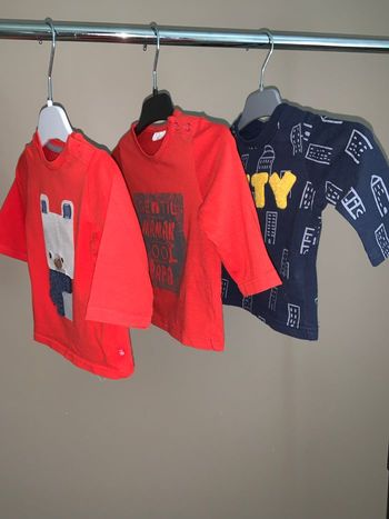 Lot tee-shirts manches longues