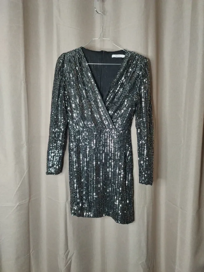 Copperose robe strass