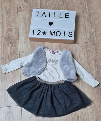Ensemble fille 12 mois