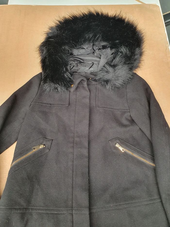 Manteau noir Zara taille S - photo numéro 2