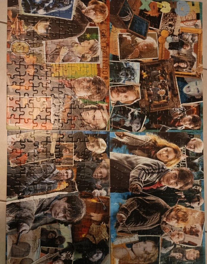 4 puzzles de 100 pièces Harry Potter de ravensburger - photo numéro 2
