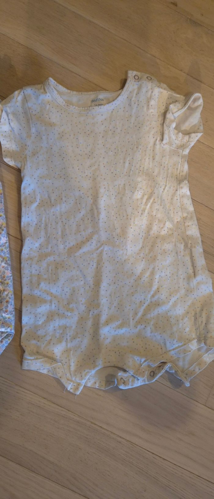 Lot de 2 pyjashorts fleuris 24M - photo numéro 2