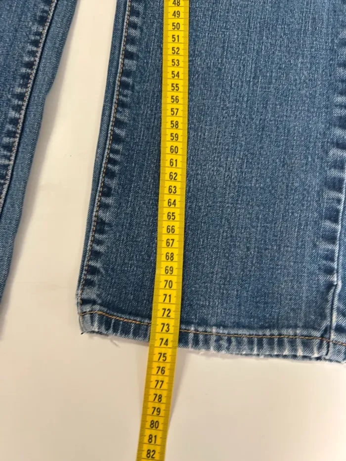 Jean Levi's Femme Bleu W30 | 505 Straight Leg | Taille FR40 | Très Bon État LF003 - photo numéro 7