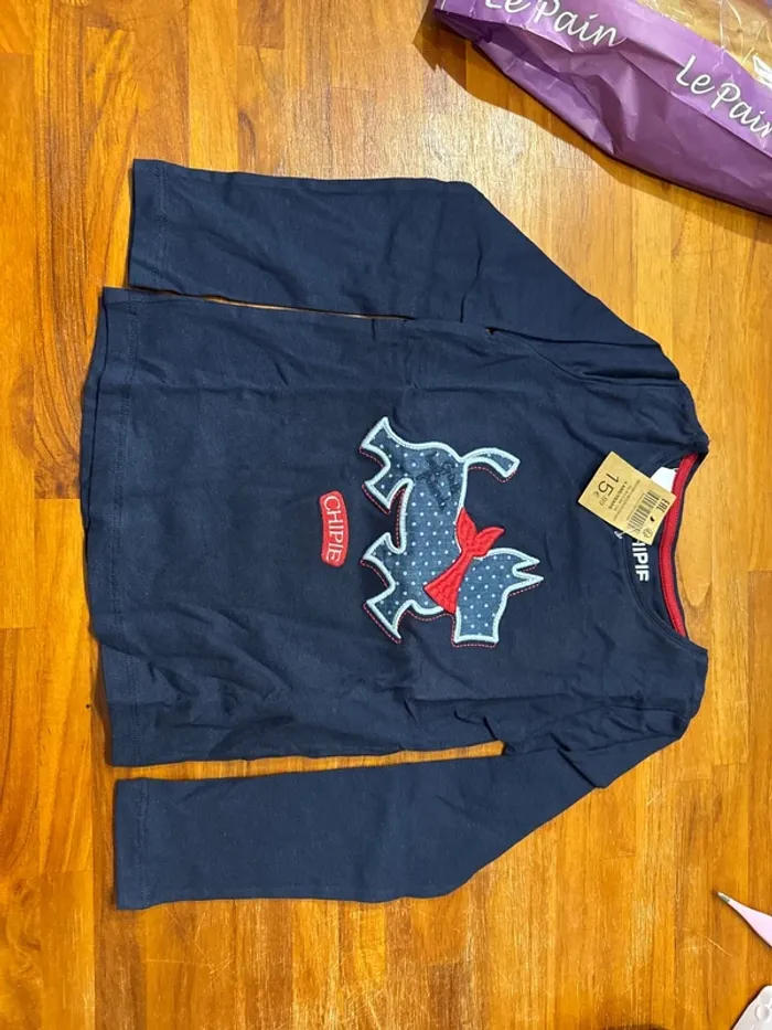T-shirt manches longues fille