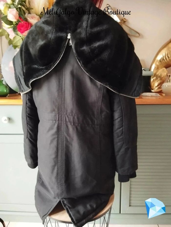 💞Parka Noire Doublée Fausse Fourrure Zadig & Voltaire T36/38💞 - photo numéro 8