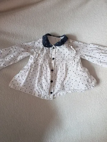 Chemise tunique bébé fille orchestra 6 mois