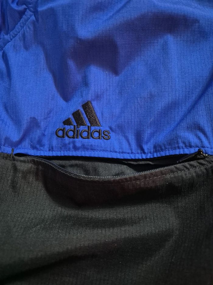 Veste doudoune vintage réversible Adidas homme noir et bleu marine ou grise et bleu - photo numéro 9
