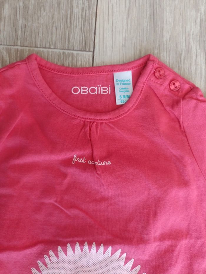 T-shirt bébé fille Okaïdi - photo numéro 2