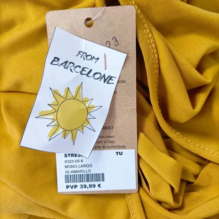 Combinaison Jaune Moutarde - Décolleté V - A1 - TU A289 - photo numéro 10