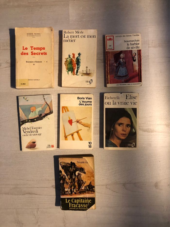 Livres- livres de poche différentes collections