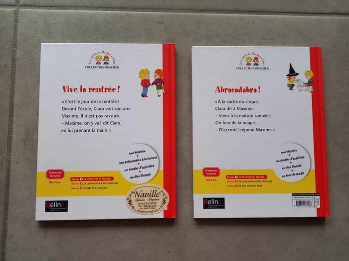 Lot de 2 livres "Premières lectures" - Belin - photo numéro 2