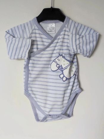 Body blanc violet cheval