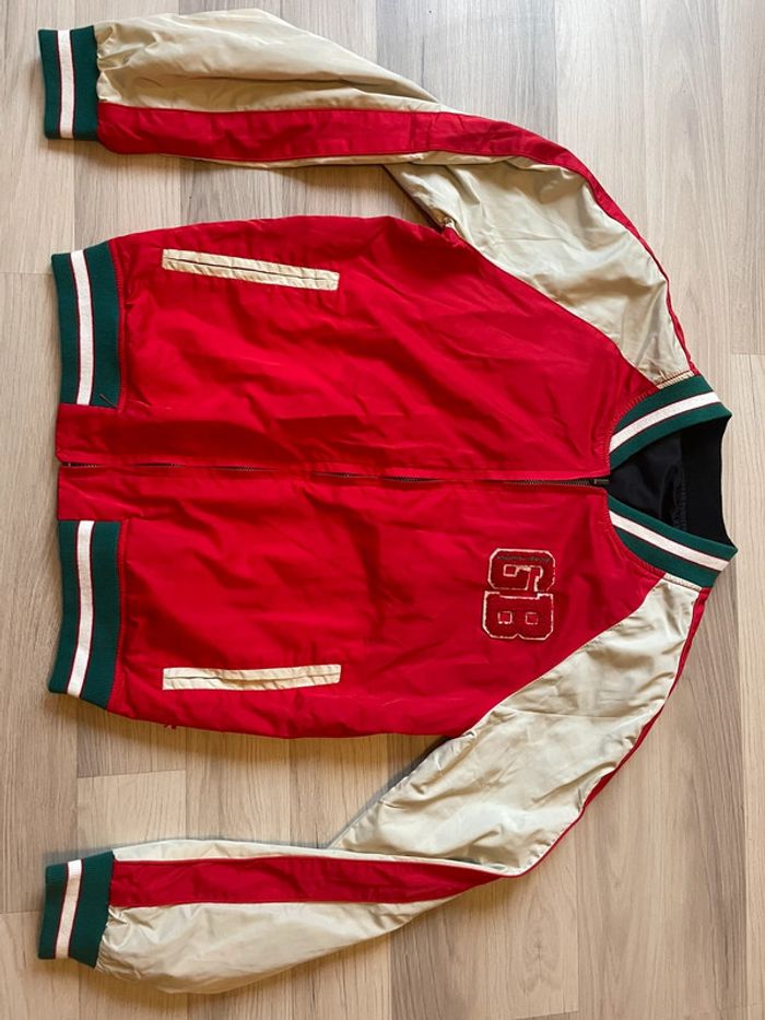Veste aviateur crown Green bowling potobello road - photo numéro 4