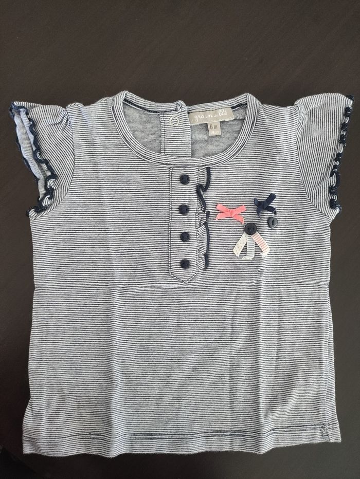 Tee Shirt Grain de Blé 6Mois - photo numéro 2