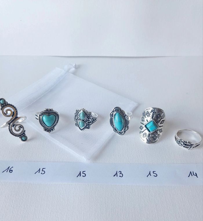 Bague bohème seule ou en lot - photo numéro 2
