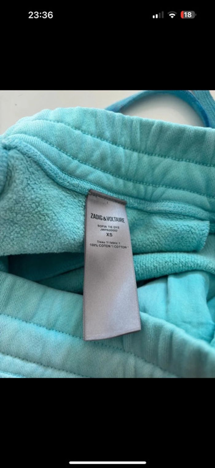 Jogging Zadig & Voltaire tie and dye – Neuf avec étiquette – Taille XS - photo numéro 4