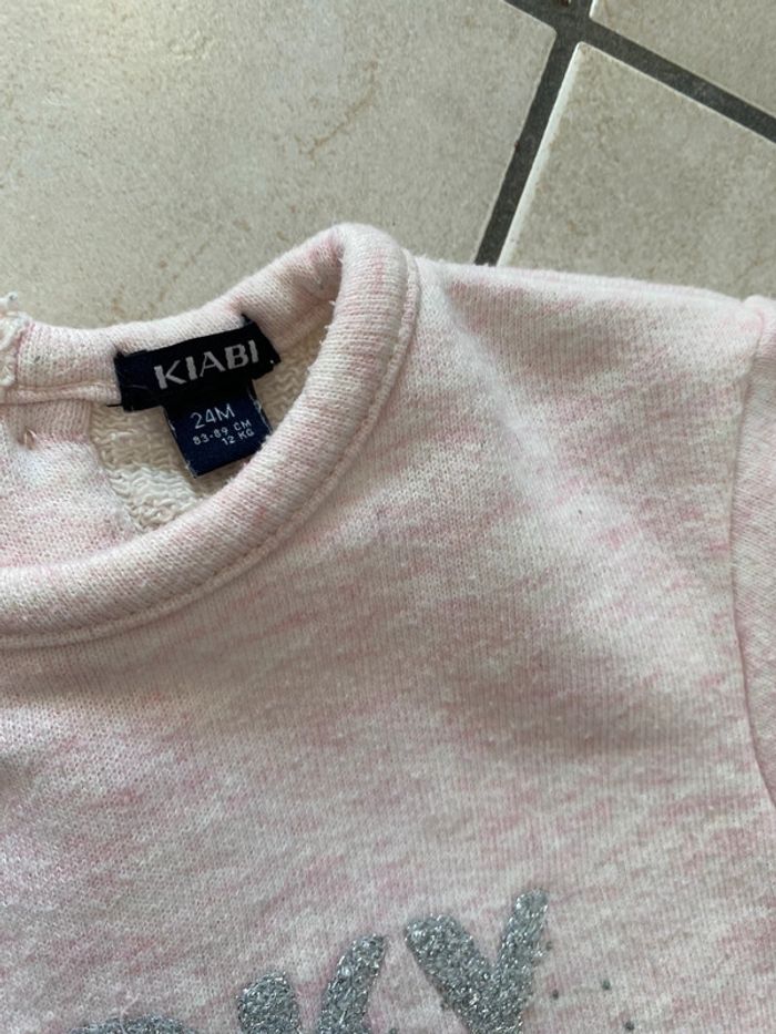 Pull fille rose Kiabi 24 mois - photo numéro 6