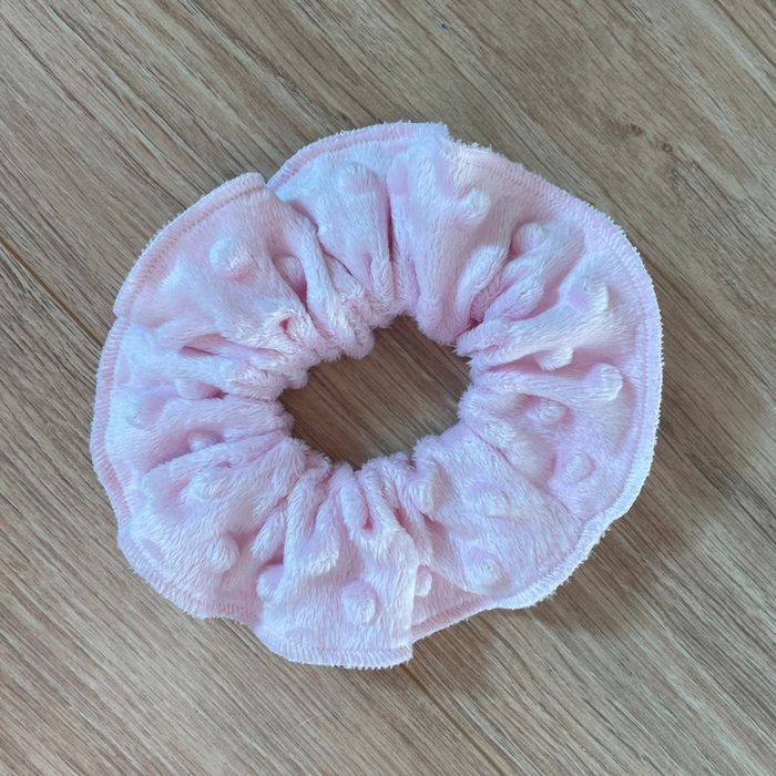 chouchou scrunchie rose - photo numéro 2